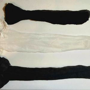 3 prs. of Thigh high stockings. X-size